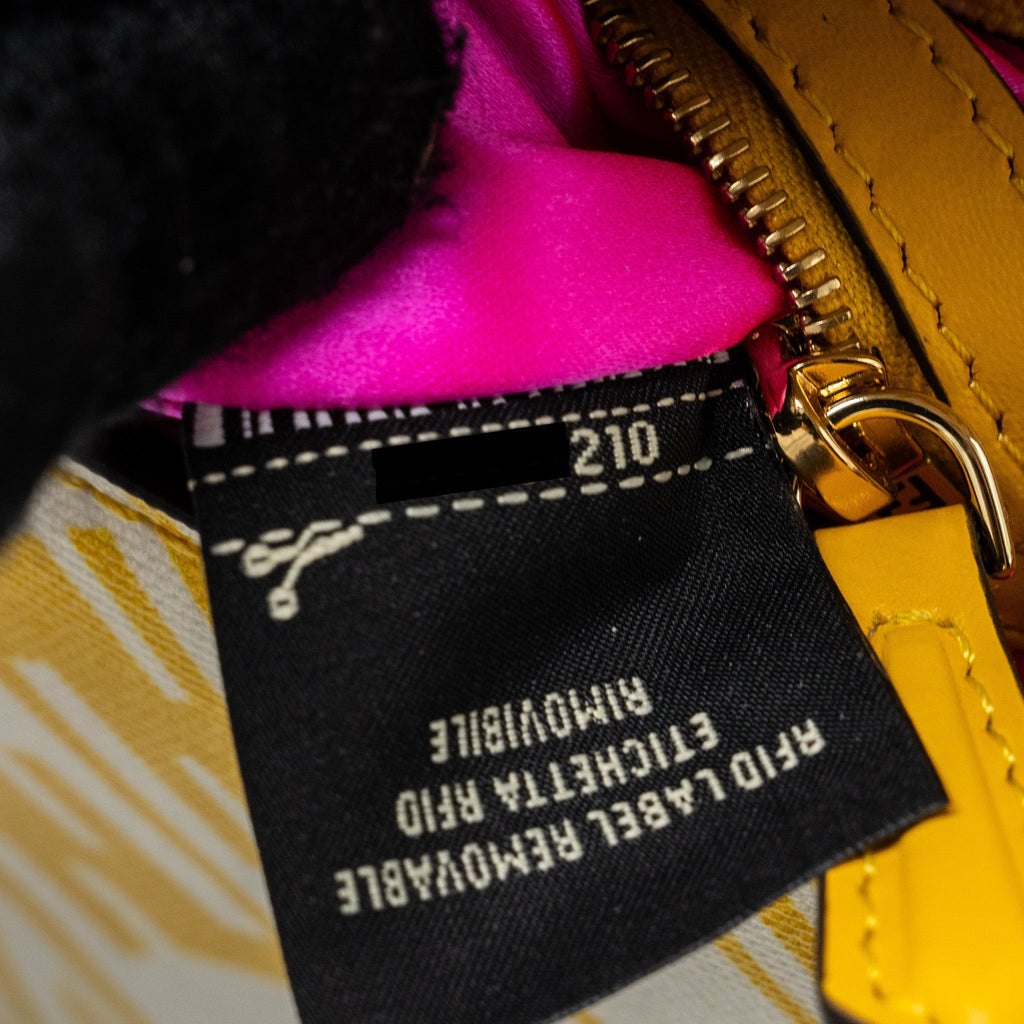 FENDI BAGUETTE 1997 CANVAS VETRIFICATO/FF VERTIGO PRINT GHW
