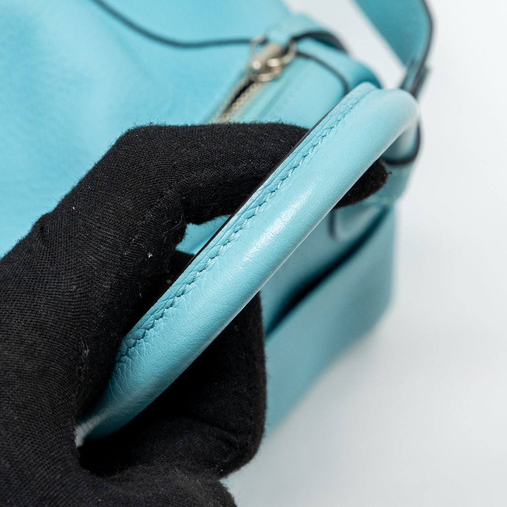 HERMES LINDY 30 CLEMENCE 3P BLUE ATOLL SHW