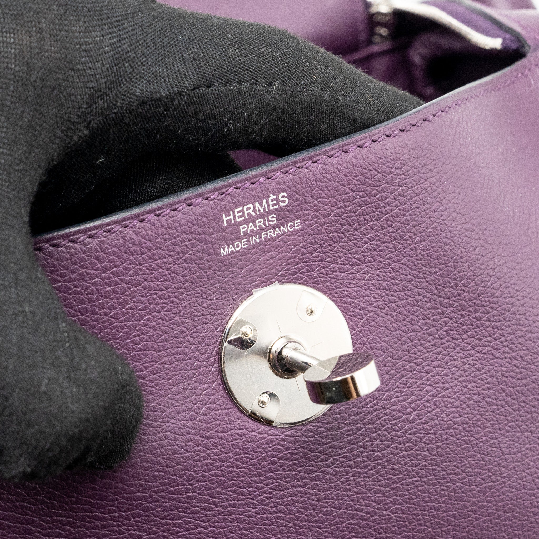 HERMES LINDY 26 EVERCOLOR CASSIS SHW
