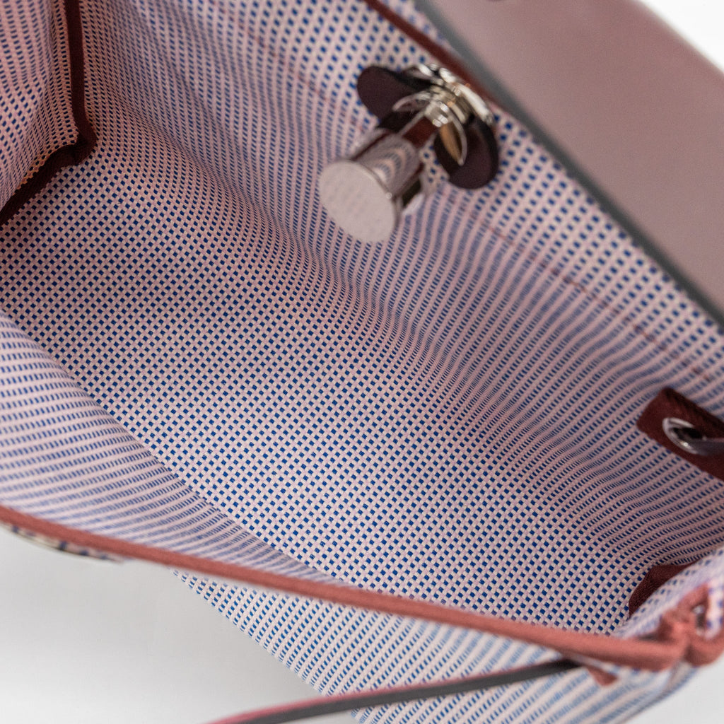 HERMES HERBAG 31 ZIP BAG MULTI COLOUR ROUGE SELLIER / PINK/ BLUE/ ECRU SHW