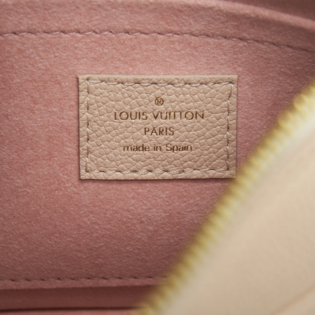 LOUIS VUITTON BAGATELLE BAG ROSE BEIGE GHW