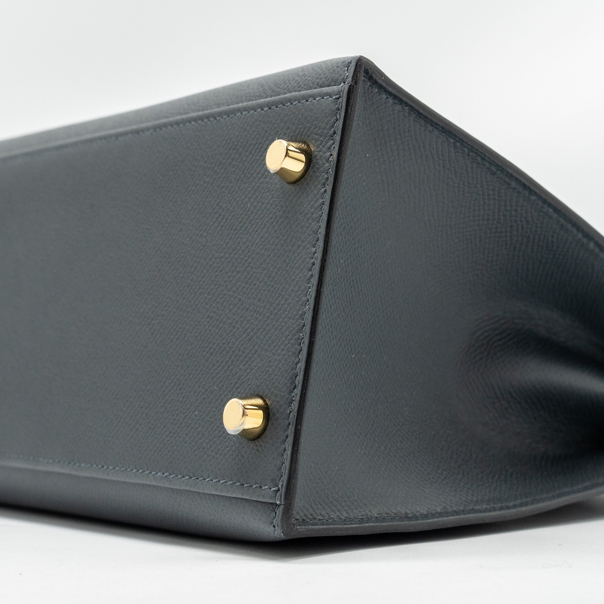 HERMES KELLY 28 EPSOM GRIS MISTY LGHW