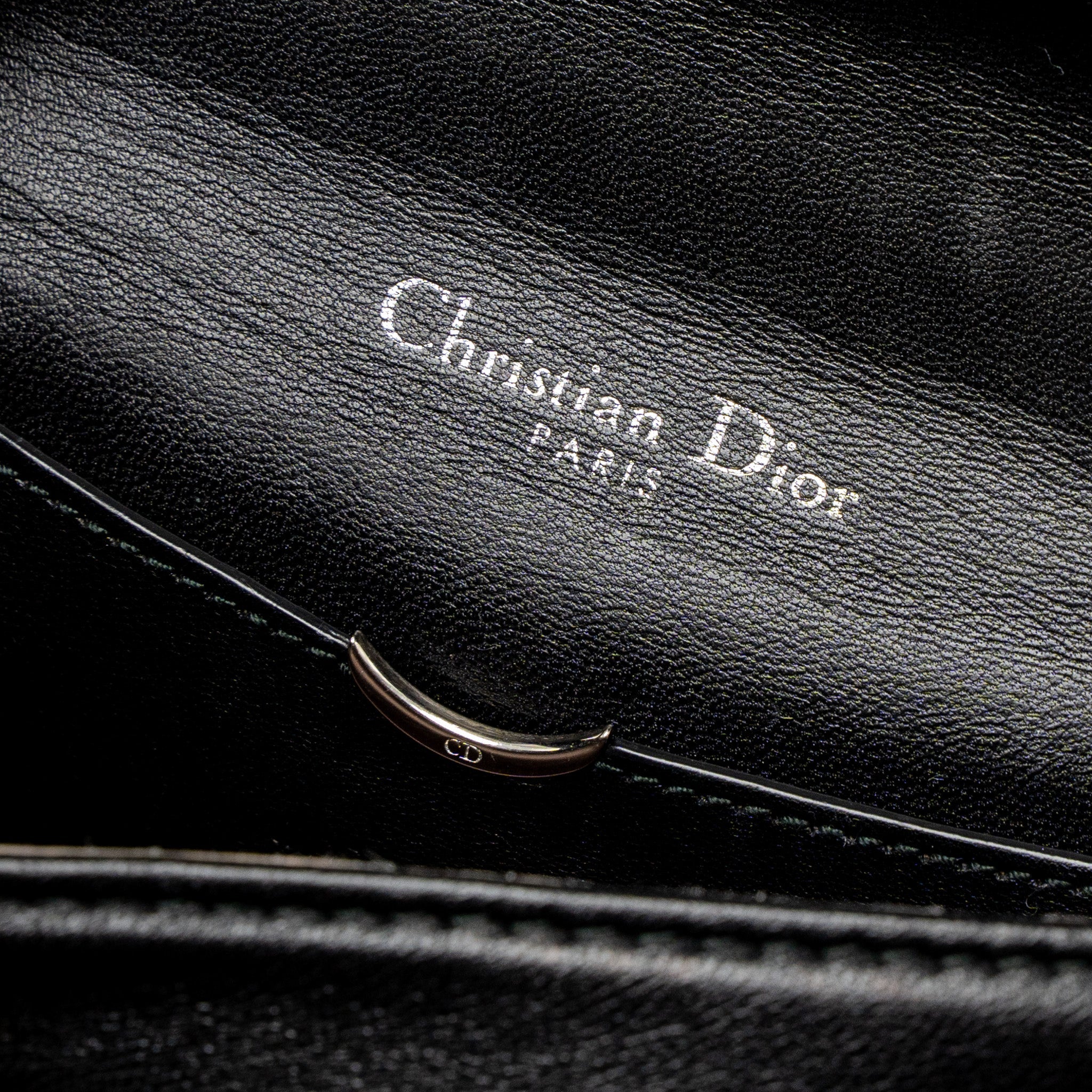 DIOR MINI DIORAMA BAG CALFSKIN BLACK SHW