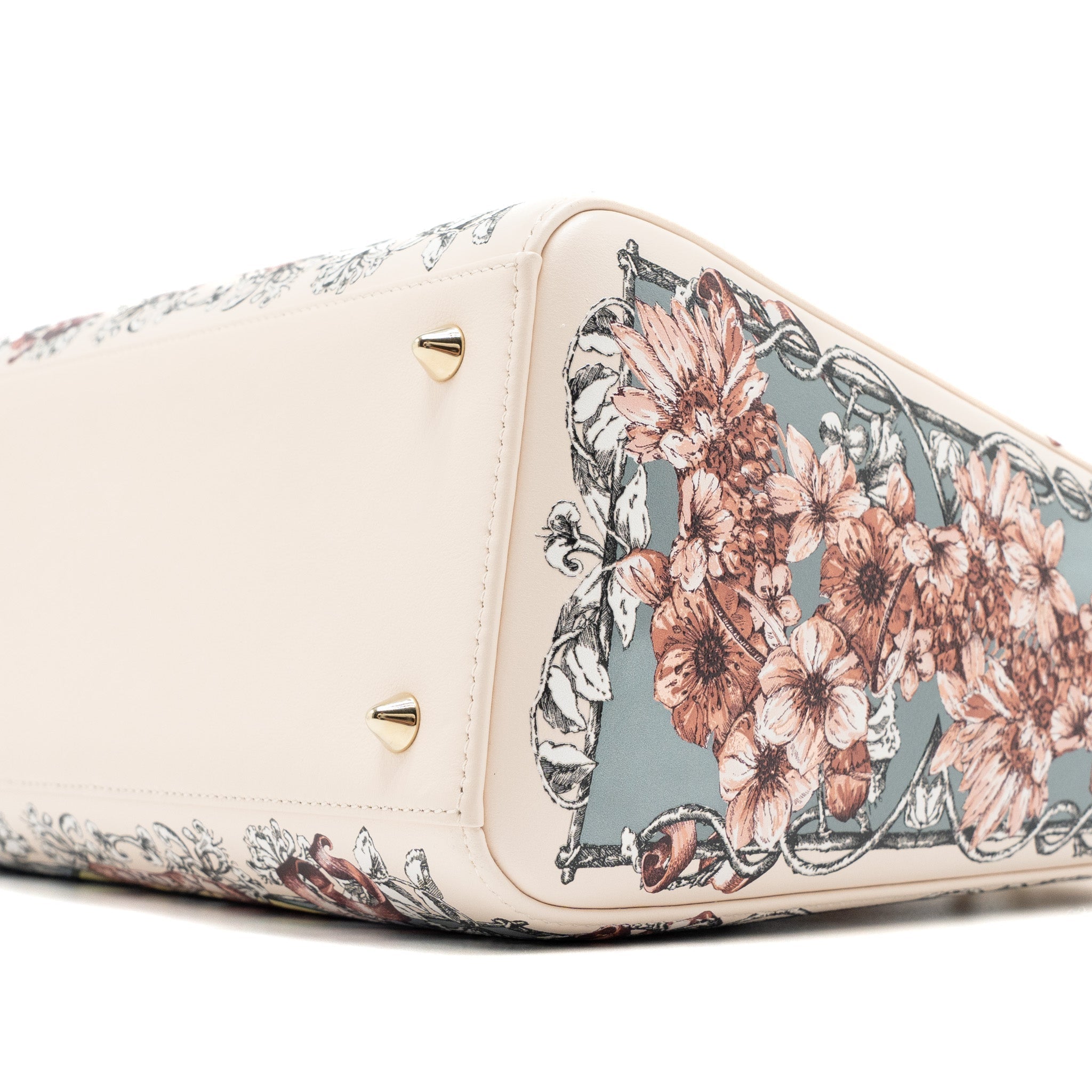 DIOR MEDIUM LADY DIOR BAG LIMITED EDITION CALFSKIN PINK/MULTICOLOUR LGHW