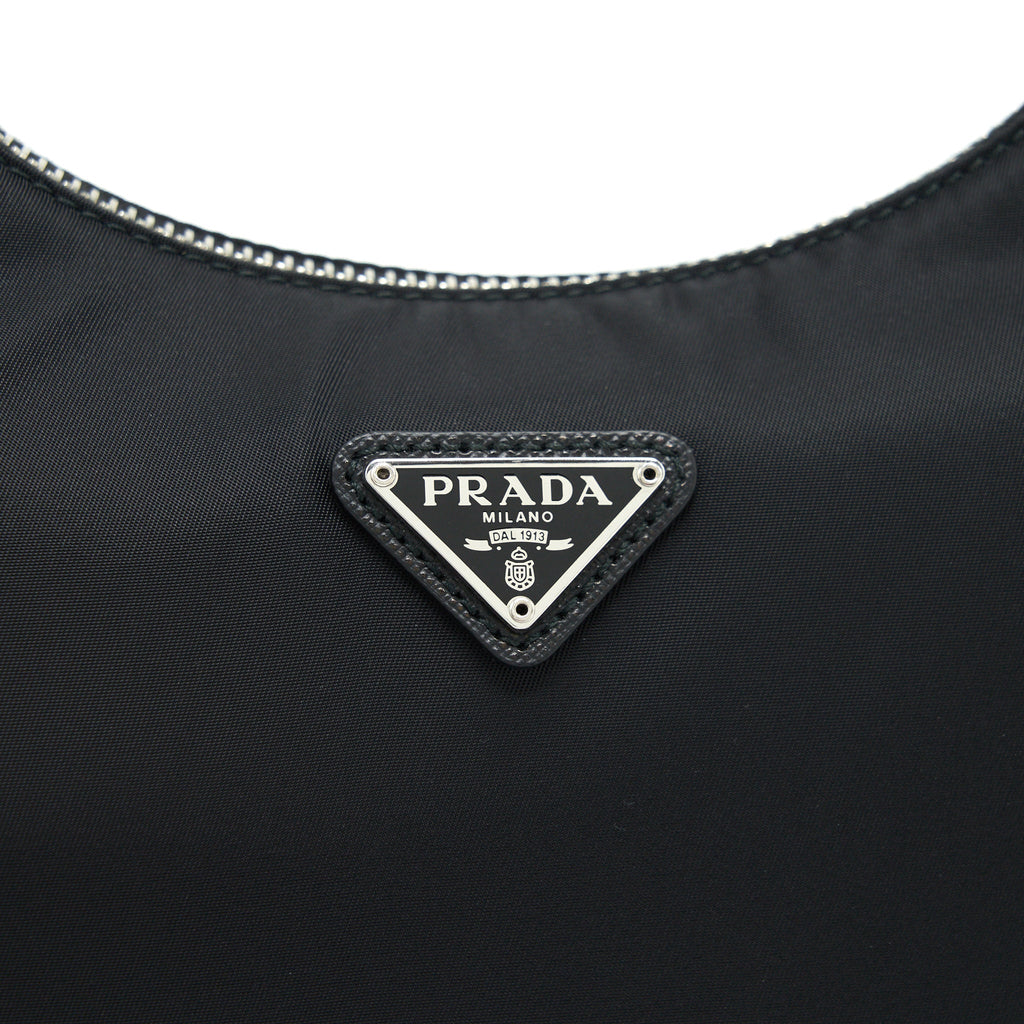 PRADA REEDITION 2005 NYLON BAG BLACK SHW