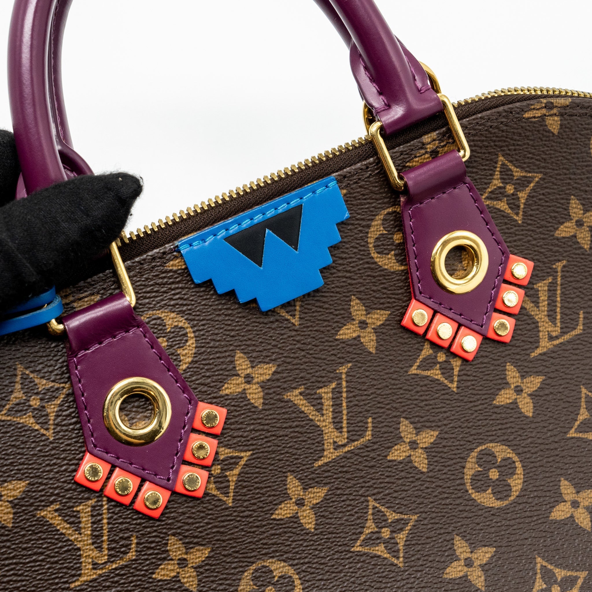 LOUIS VUITTON ALMA PM LIMITED EDITION MONOGRAM CANVAS GHW