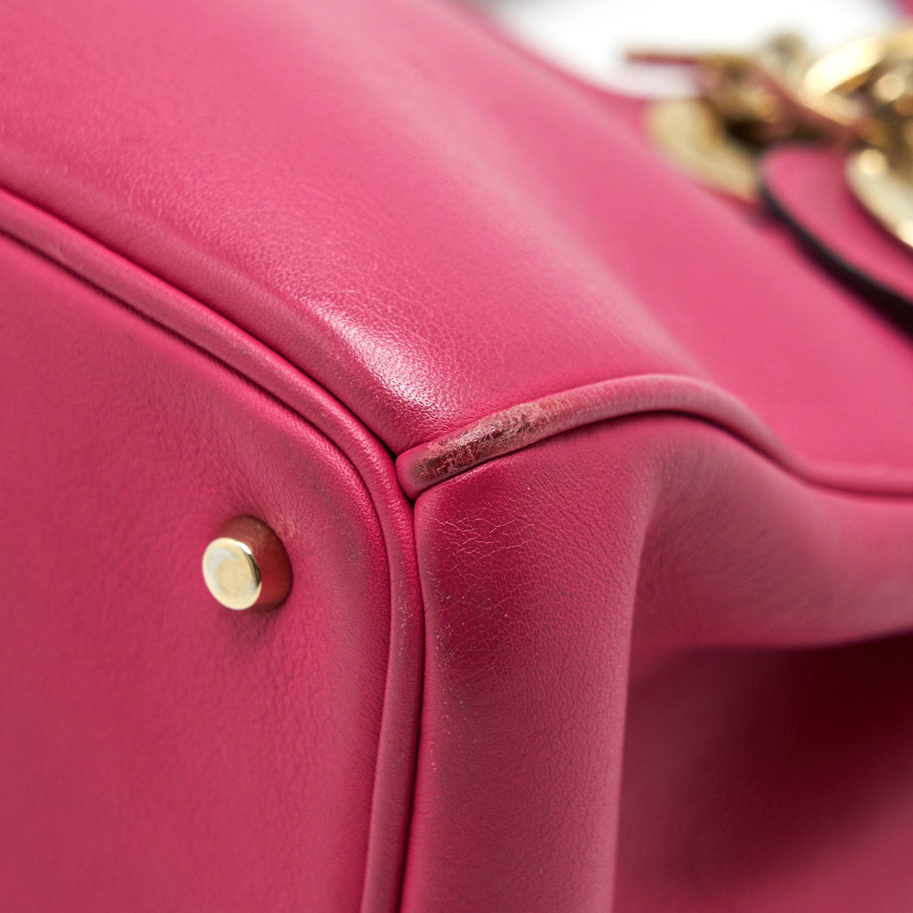 DIOR DIORISSIMO MINI TOTE BAG PINK