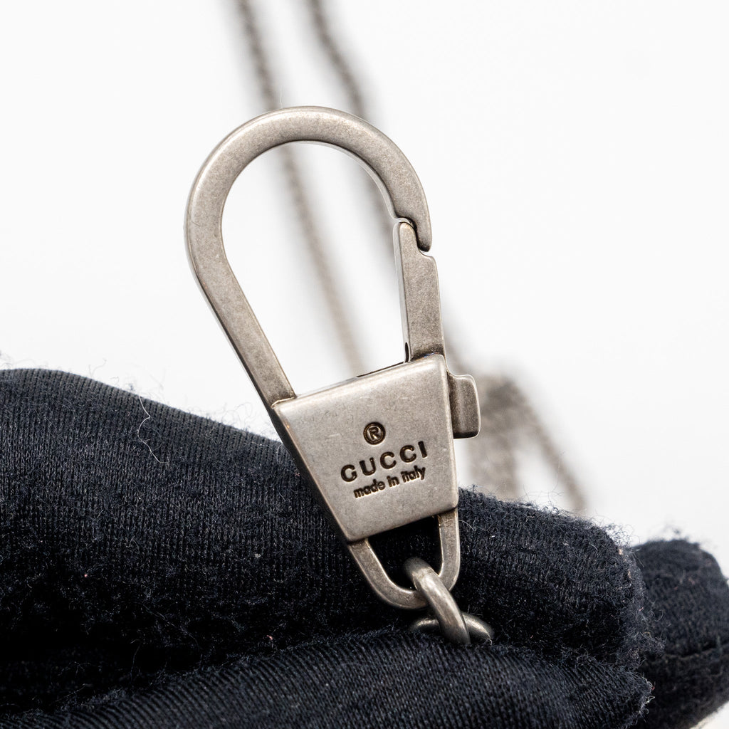 GUCCI SUPER MINI DIONYSUS CALFSKIN WHITE RUTHENIUM SHW