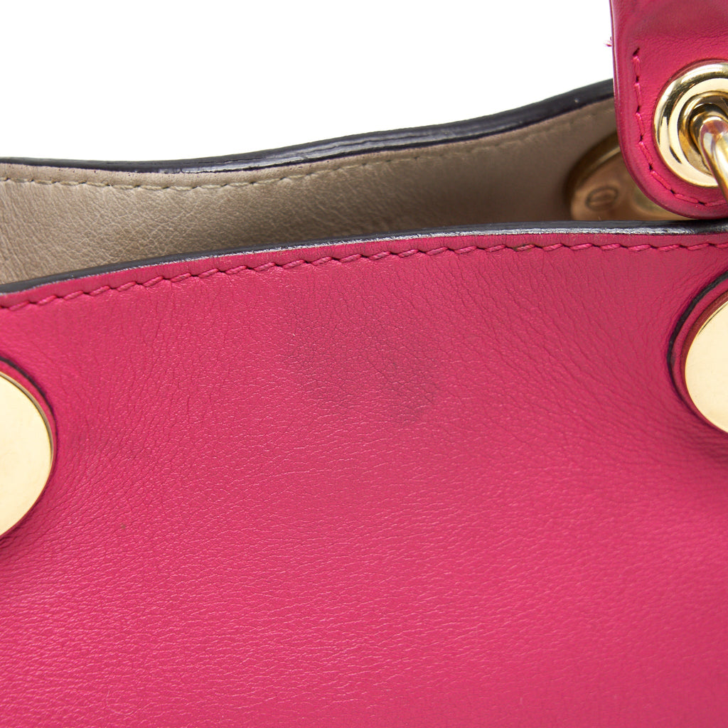 DIOR DIORISSIMO MINI TOTE BAG PINK