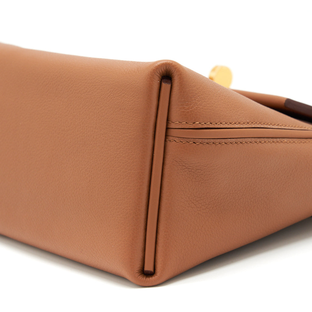 HERMES MINI 24/24 2424 - 21 EVERCOLOR / SWIFT GOLD GHW