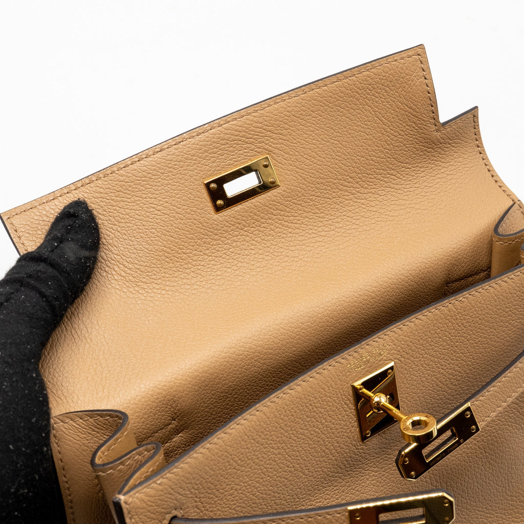 HERMES KELLY DANSE EVERCOLOR CHAI GHW