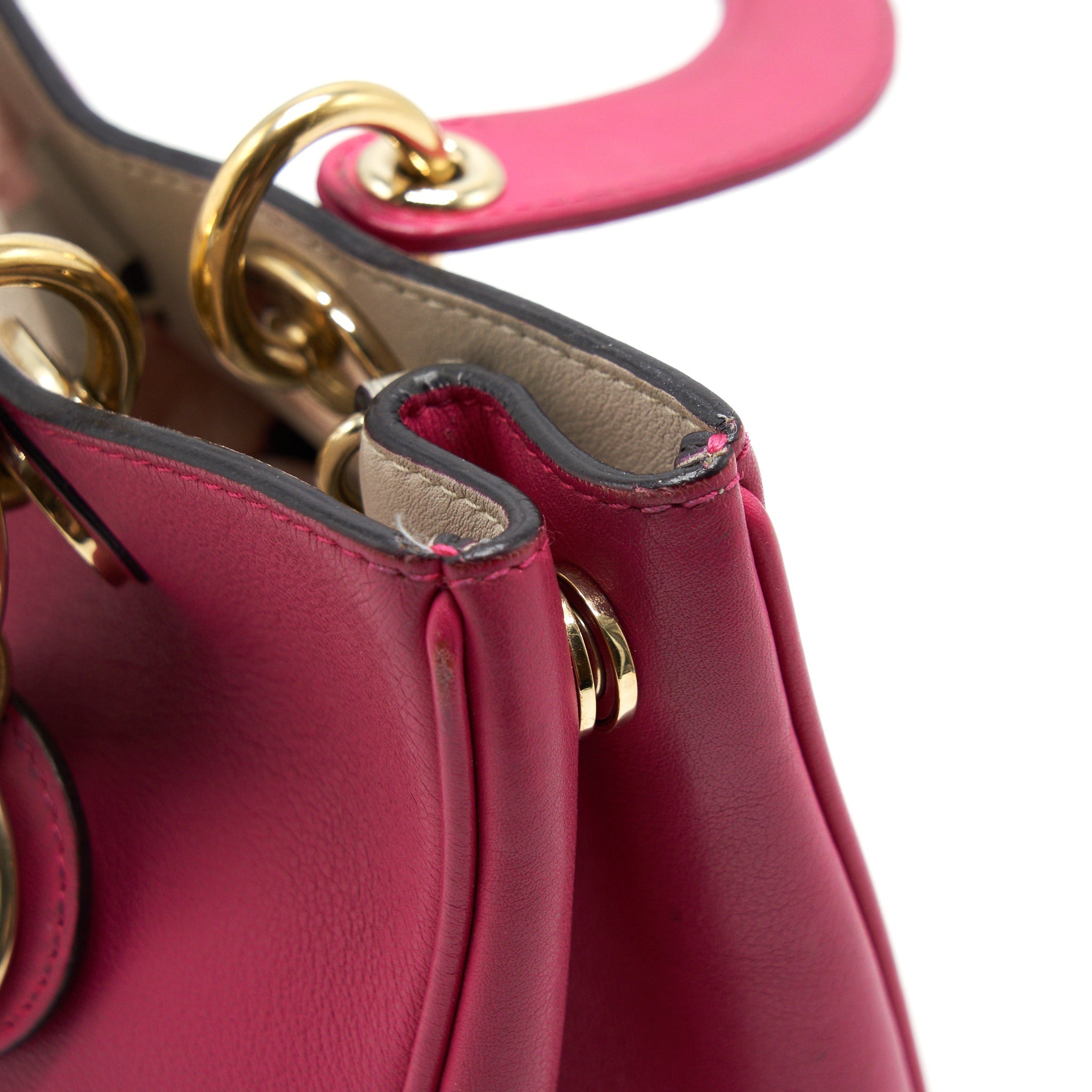 DIOR DIORISSIMO MINI TOTE BAG PINK