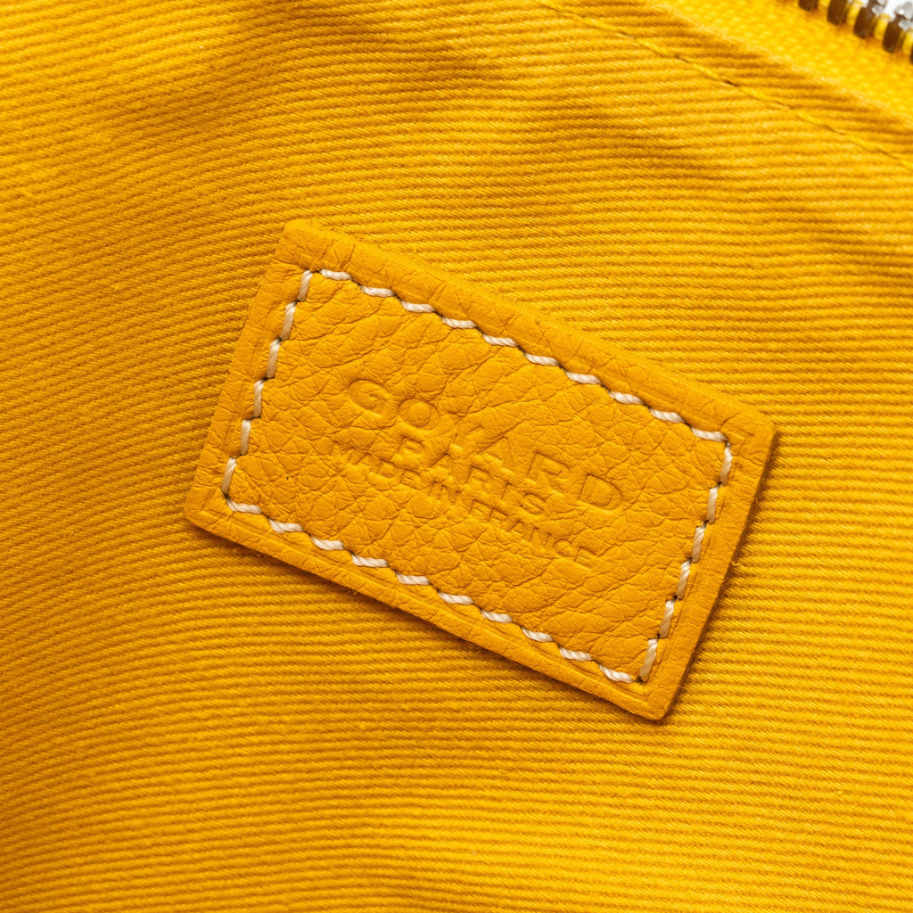 GOYARD CLUTCH BAG CANVAS YELLOW SHW