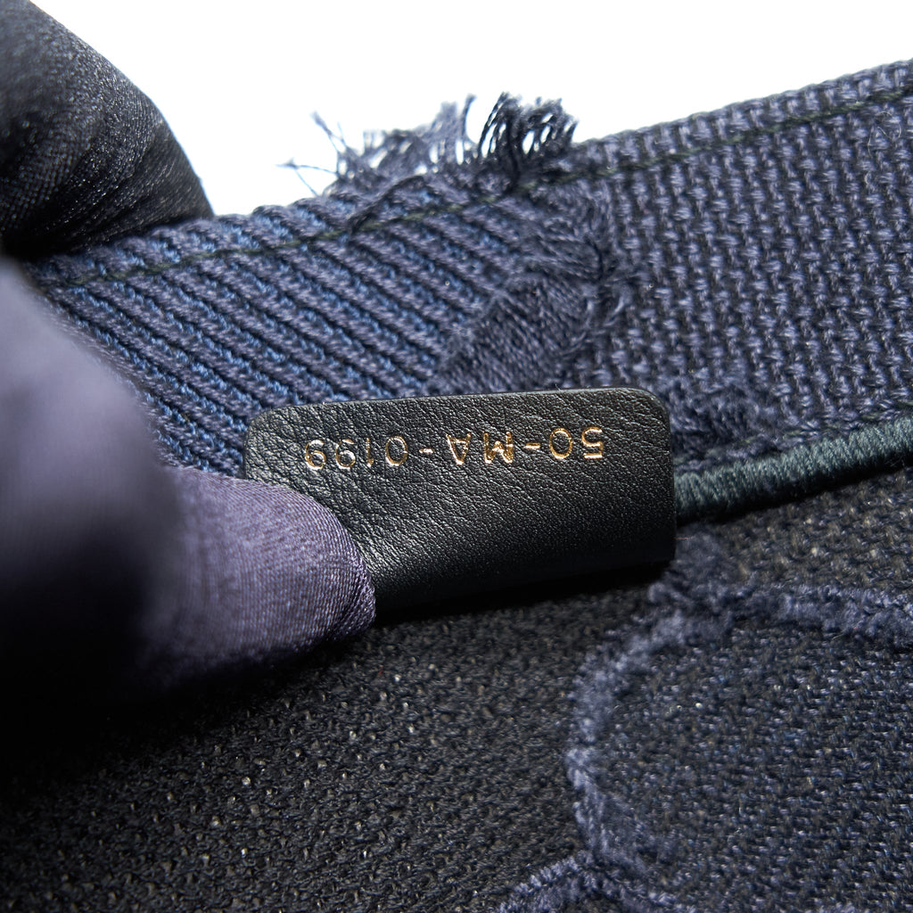 CHRISTIAN DIOR DIOR BOOK TOTE DENIM BLUE