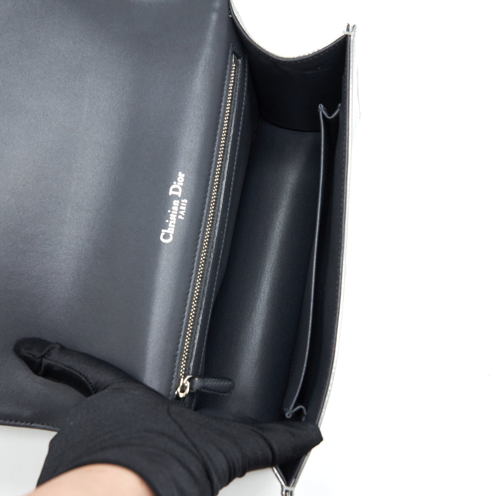 DIOR MEDIUM DIORAMA METALLIC SLIVER SHW