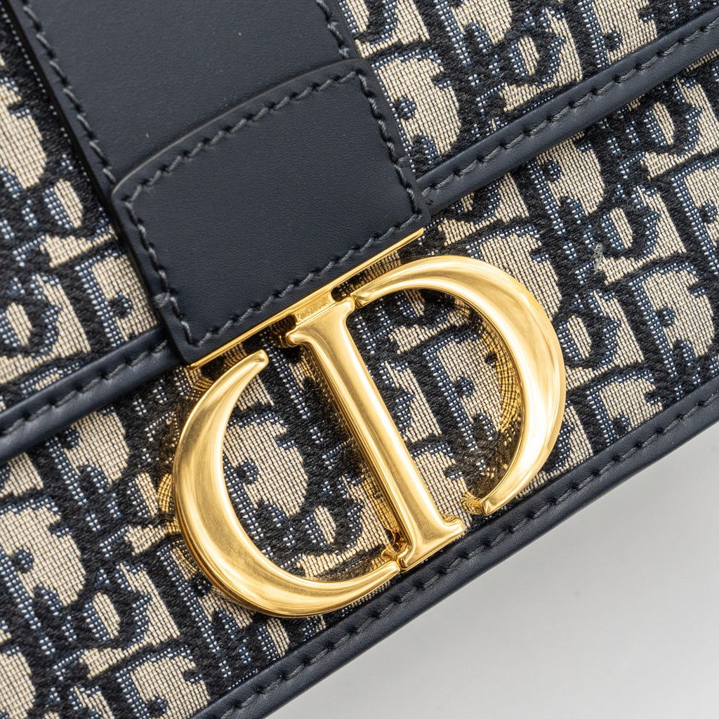 DIOR MONTAIGNE 30 MEDIUM BAG OBLIQUE JACQUARD GHW