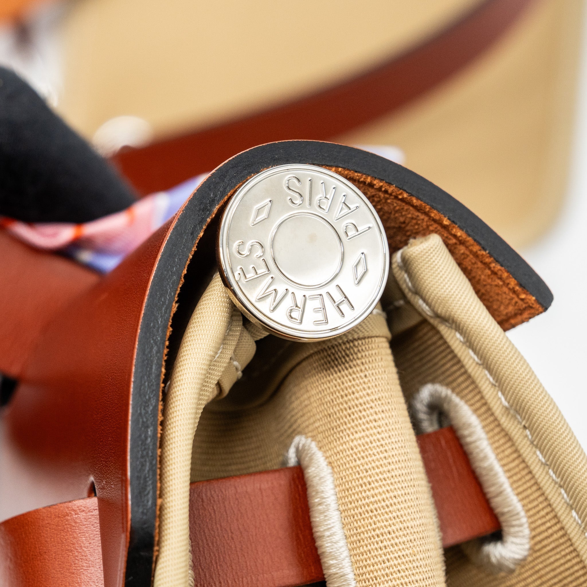 HERMES HERBAG 31 ZIP BAG CANVAS / HUNTER LEATHER TRENCH/ CUVIER SHW