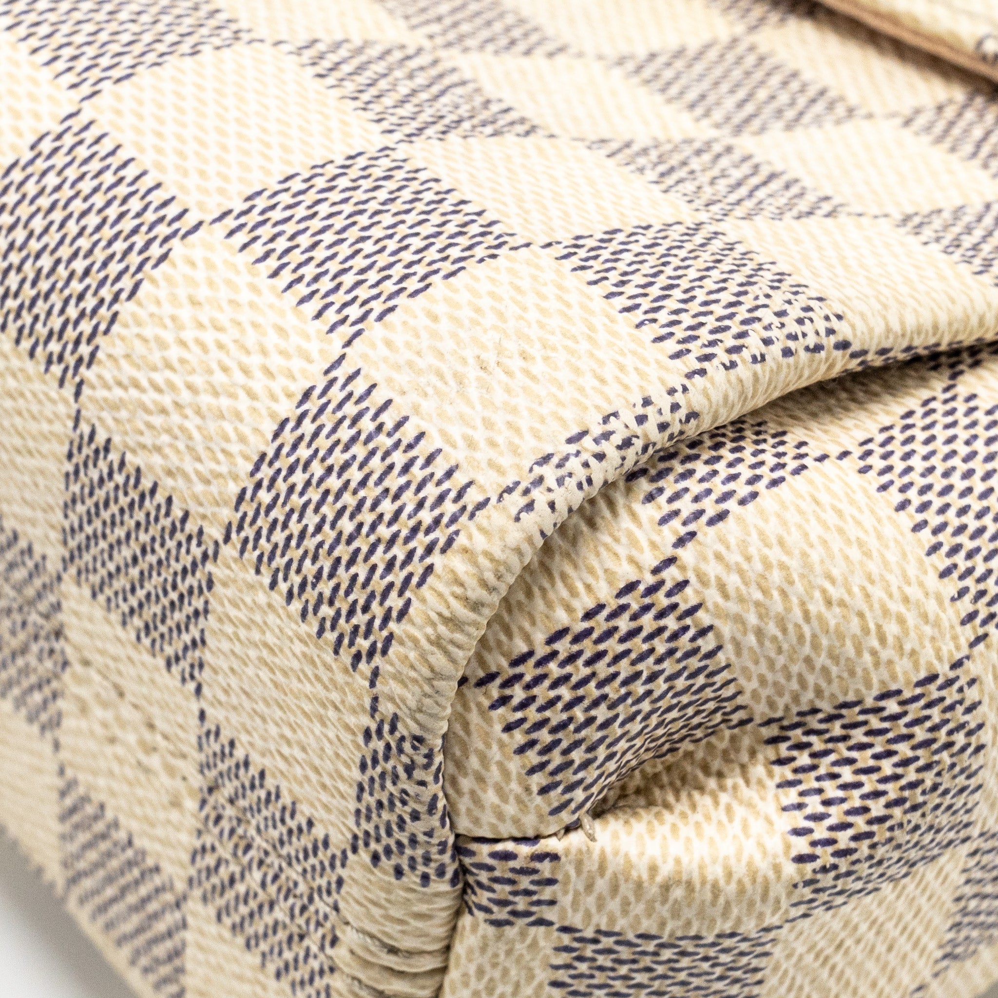 LOUIS VUITTON CROISETTE DAMIER AZUR CANVAS WHITE GHW