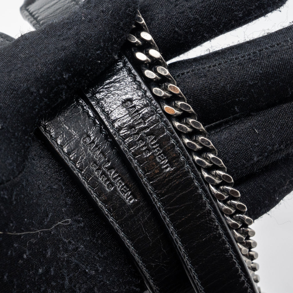 SAINT LAURENT NIKI BABY CALFSKIN BLACK SHW