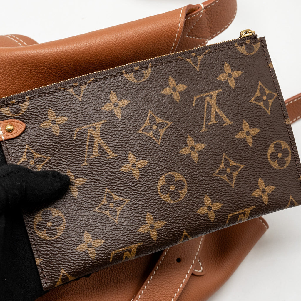 LOUIS VUITTON LOW KEY HOBO PM SMOOTH CALFSKIN COGNAC GHW