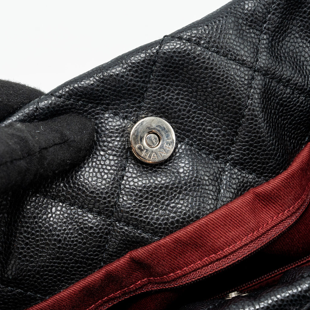 CHANEL MATTRESSES CHAIN TOTE BAG CAVIAR BLACK SHW