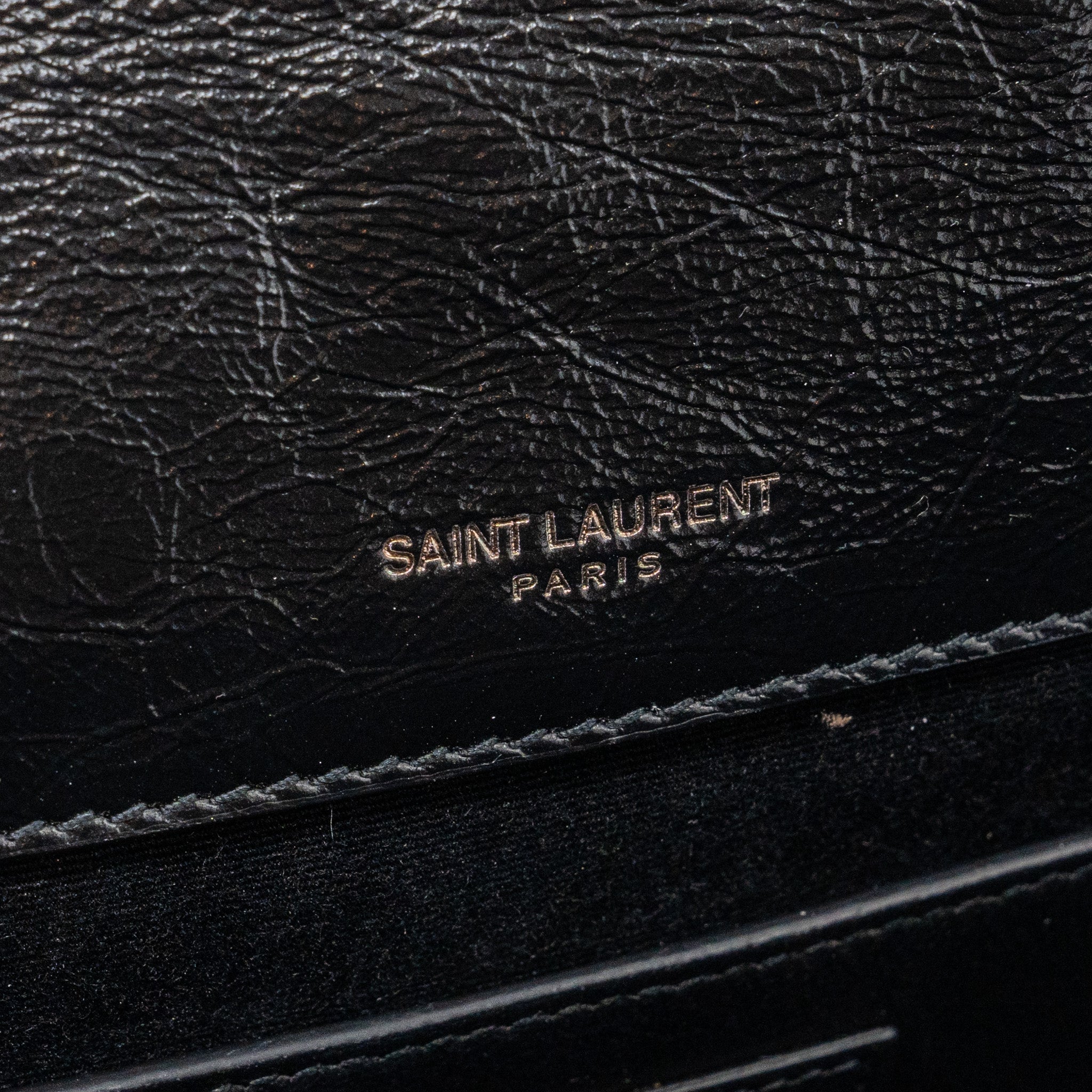 SAINT LAURENT NIKI BABY CALFSKIN BLACK SHW
