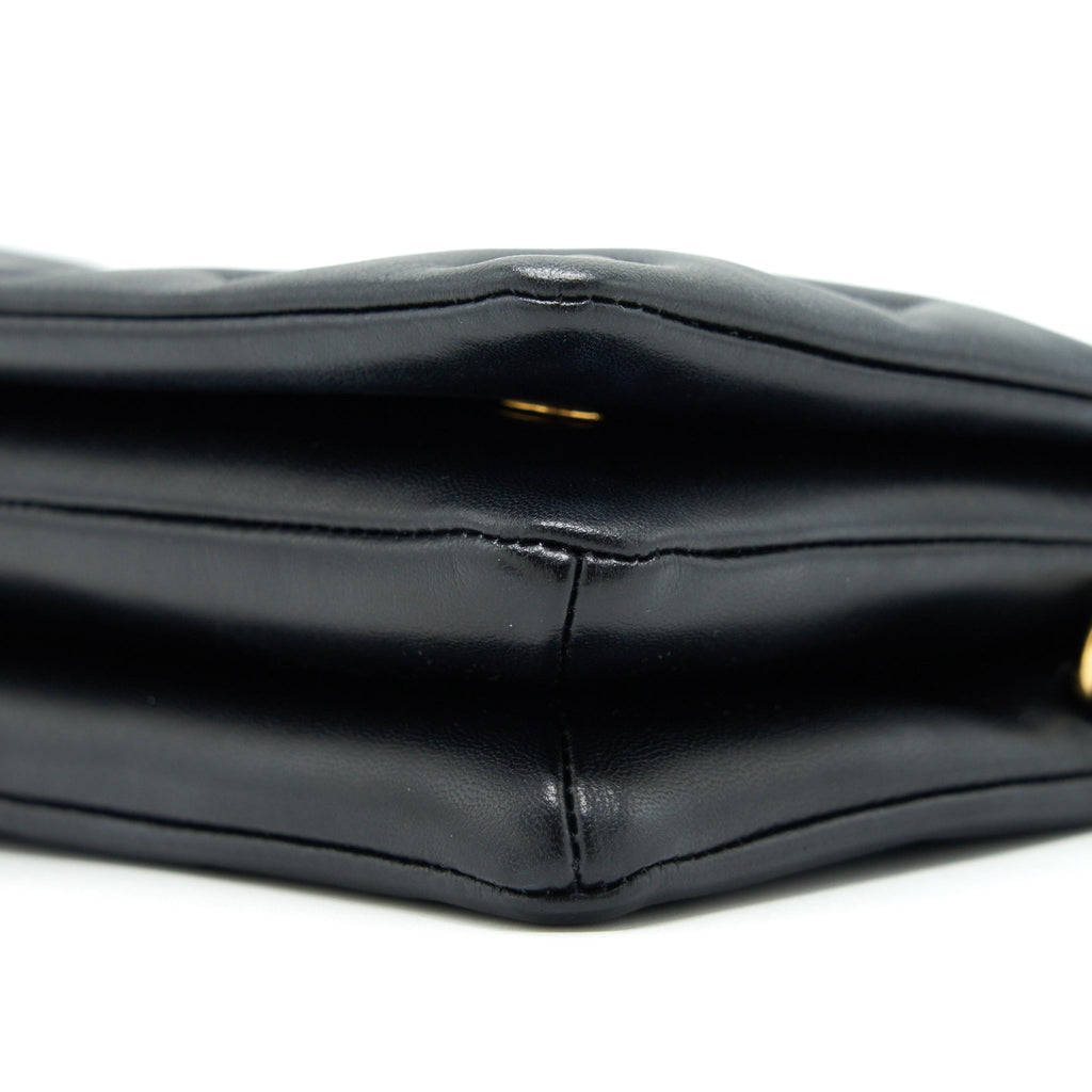 LOUIS VUITTON POCHETTE COUSSIN LAMBSKIN BLACK GHW