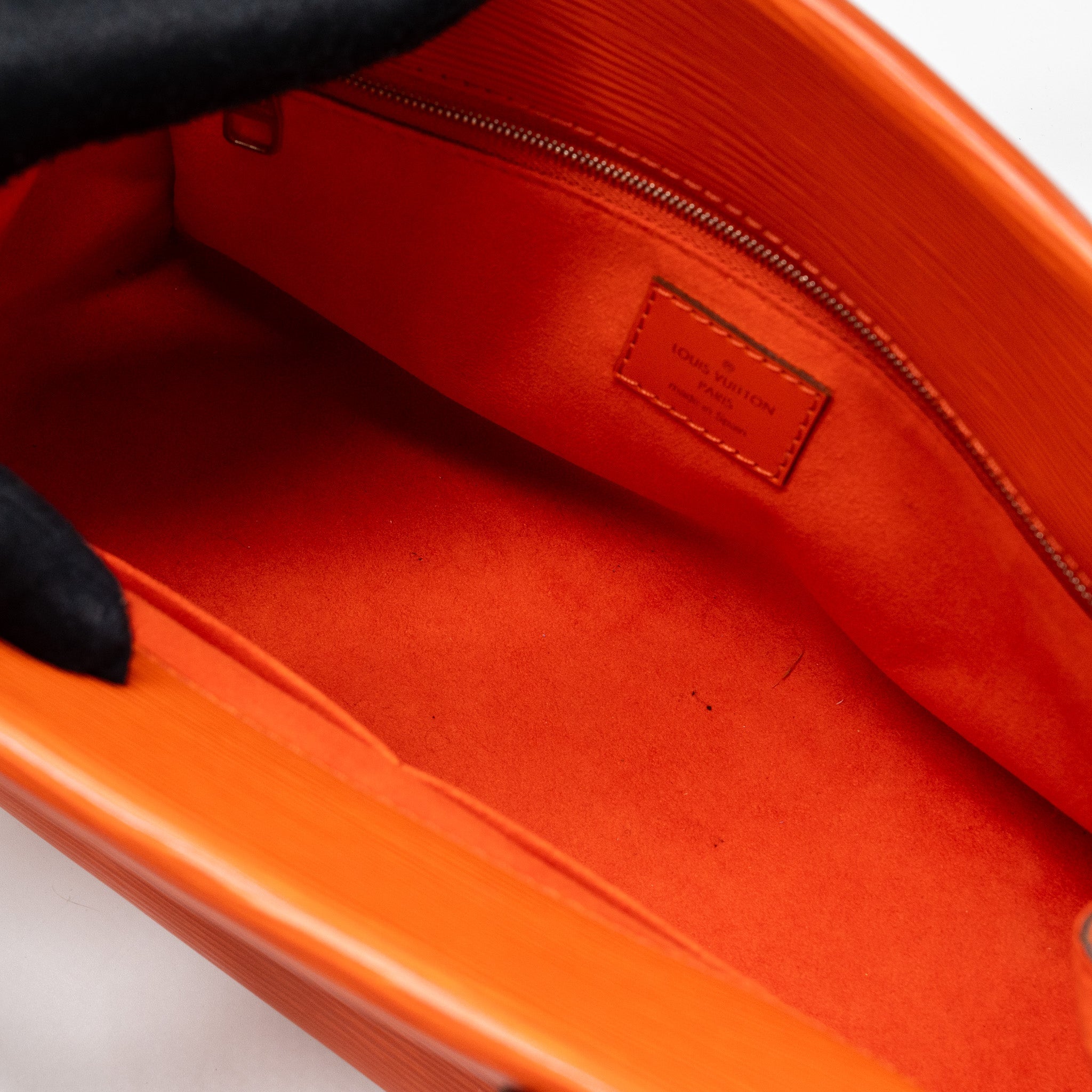 LOUIS VUITTON TOP HANDLE TOTE BAG EPI ORANGE SHW
