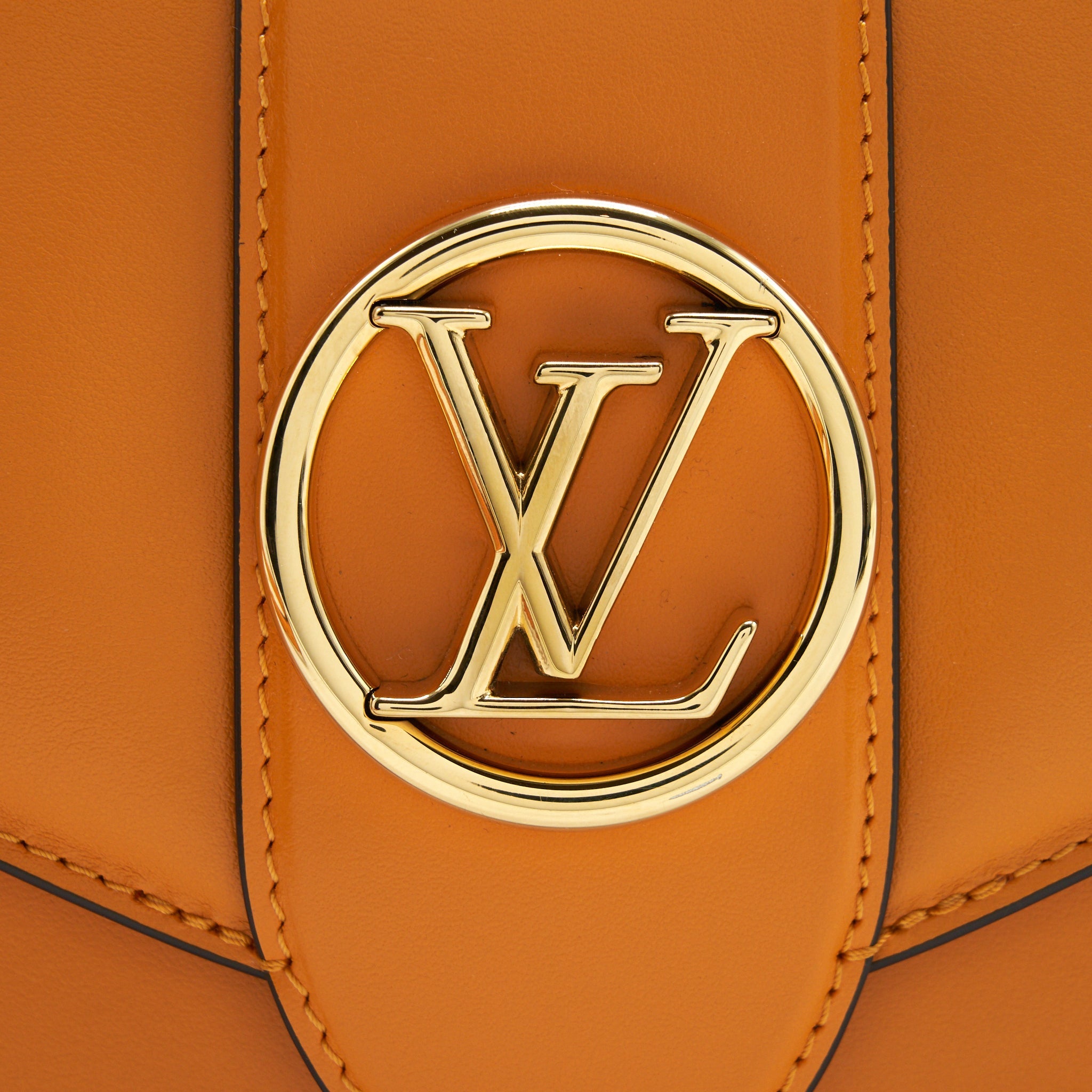 LOUIS VUITTON PONT 9 SUMMER GOLD FLAP BAG