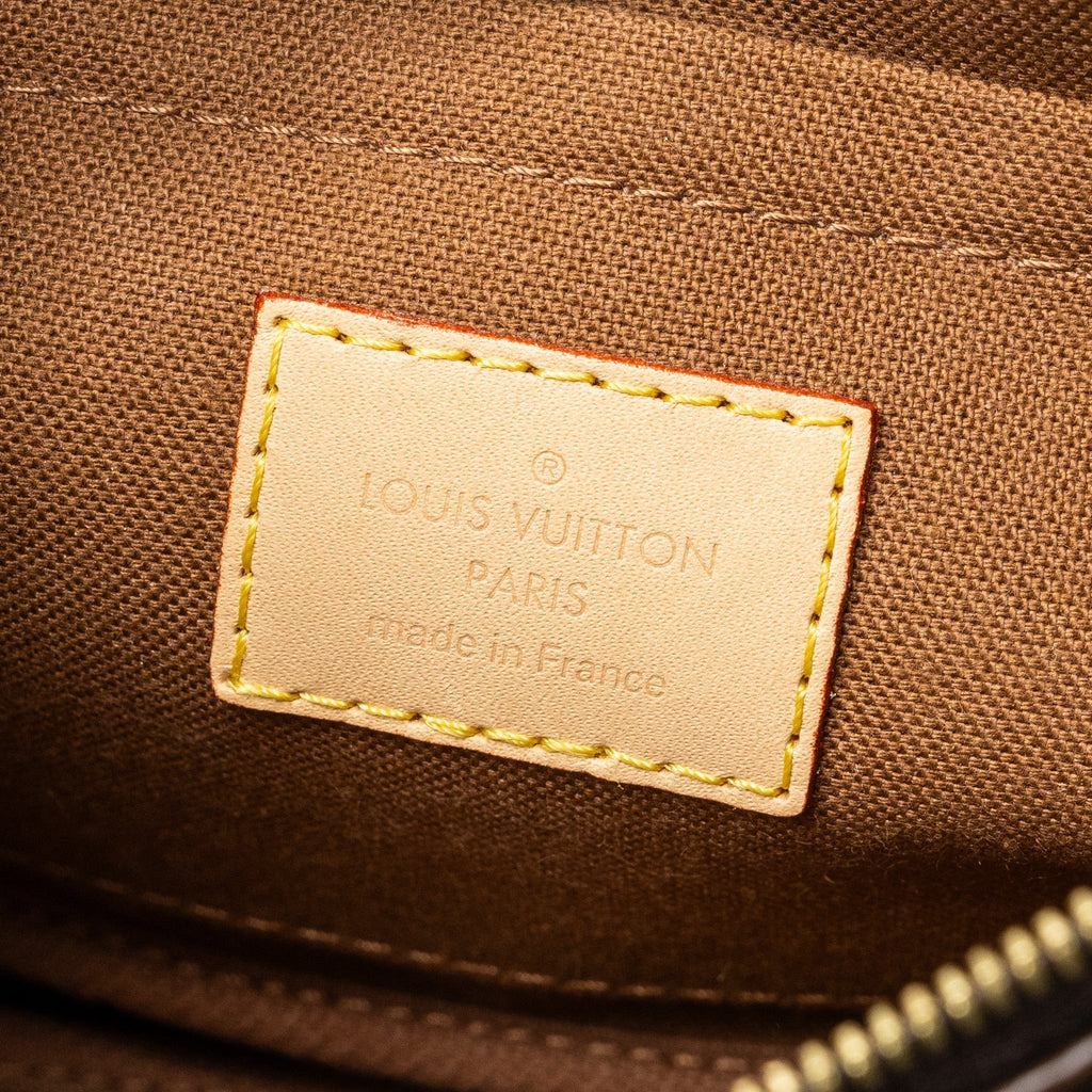 LOUIS VUITTON MULTI POCHETTE MONOGRAM CANVAS KHAKI STRAP GHW