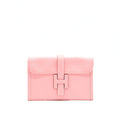 HERMES JIGE 29 PM CLUTCH 1Q ROSE COFETTI EPSOM LEATHER