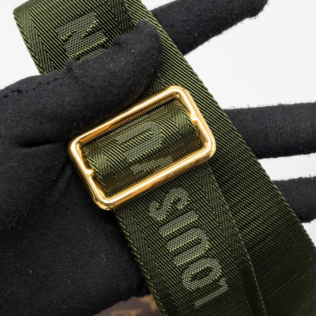 LOUIS VUITTON MULTI POCHETTE MONOGRAM CANVAS KHAKI STRAP GHW