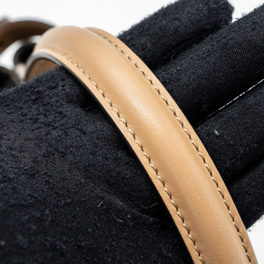 FENDI MEDIUM PEEKABOO CALFSKIN TOBACCO MULTICOLOUR HARDWARE