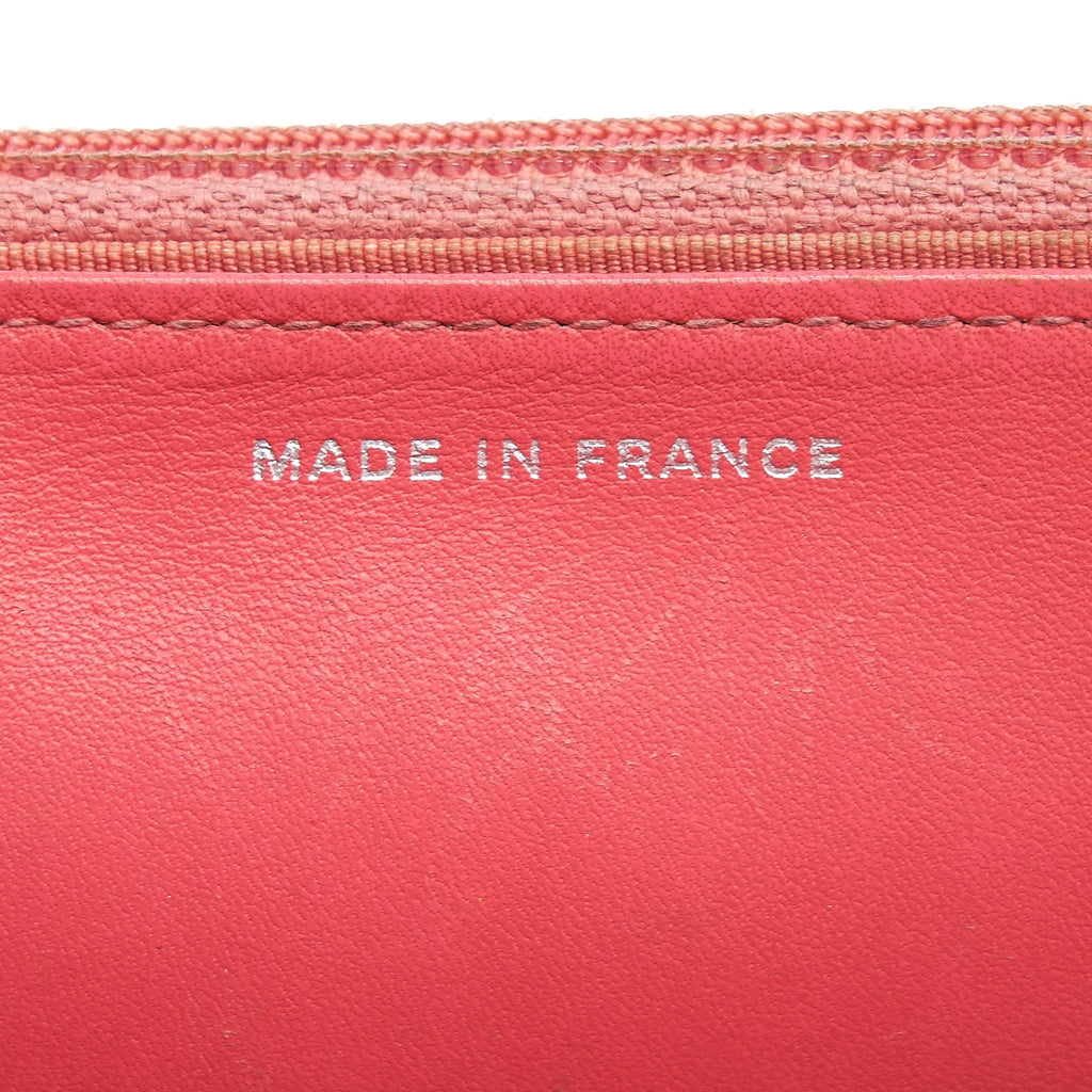 CHANEL WALLET ON CHAINS RED PATENT SHW