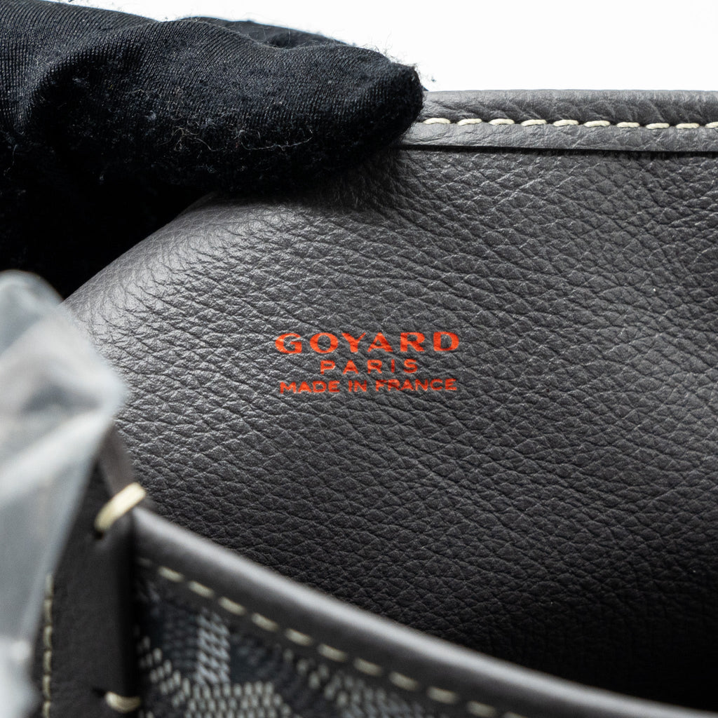 GOYARD MINI ANJOU TOTE BAG CANVAS / CALFSKIN GREY SHW