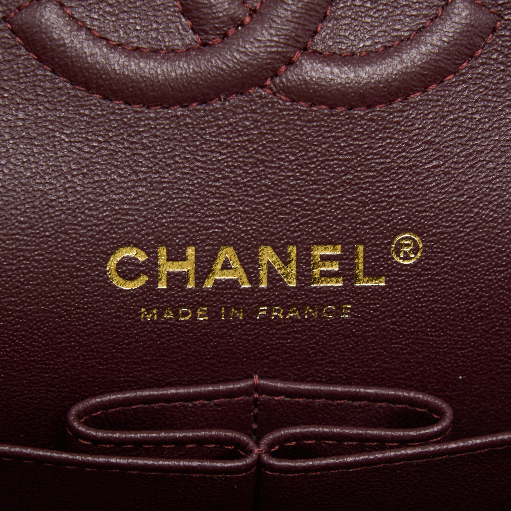 CHANEL SMALL CLASSIC DOUBLE FLAP CAVIAR BLACK GHW (MICROCHIP)