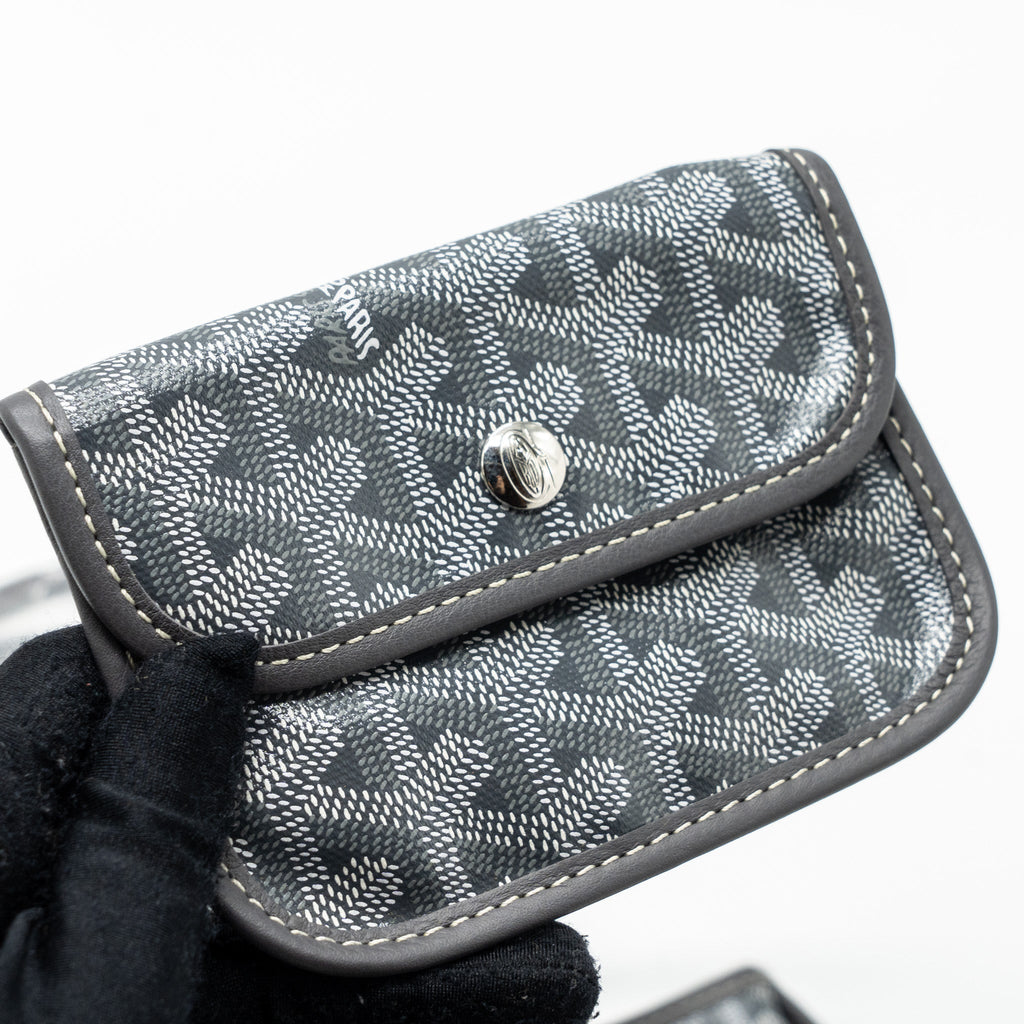 GOYARD MINI ANJOU TOTE BAG CANVAS / CALFSKIN GREY SHW