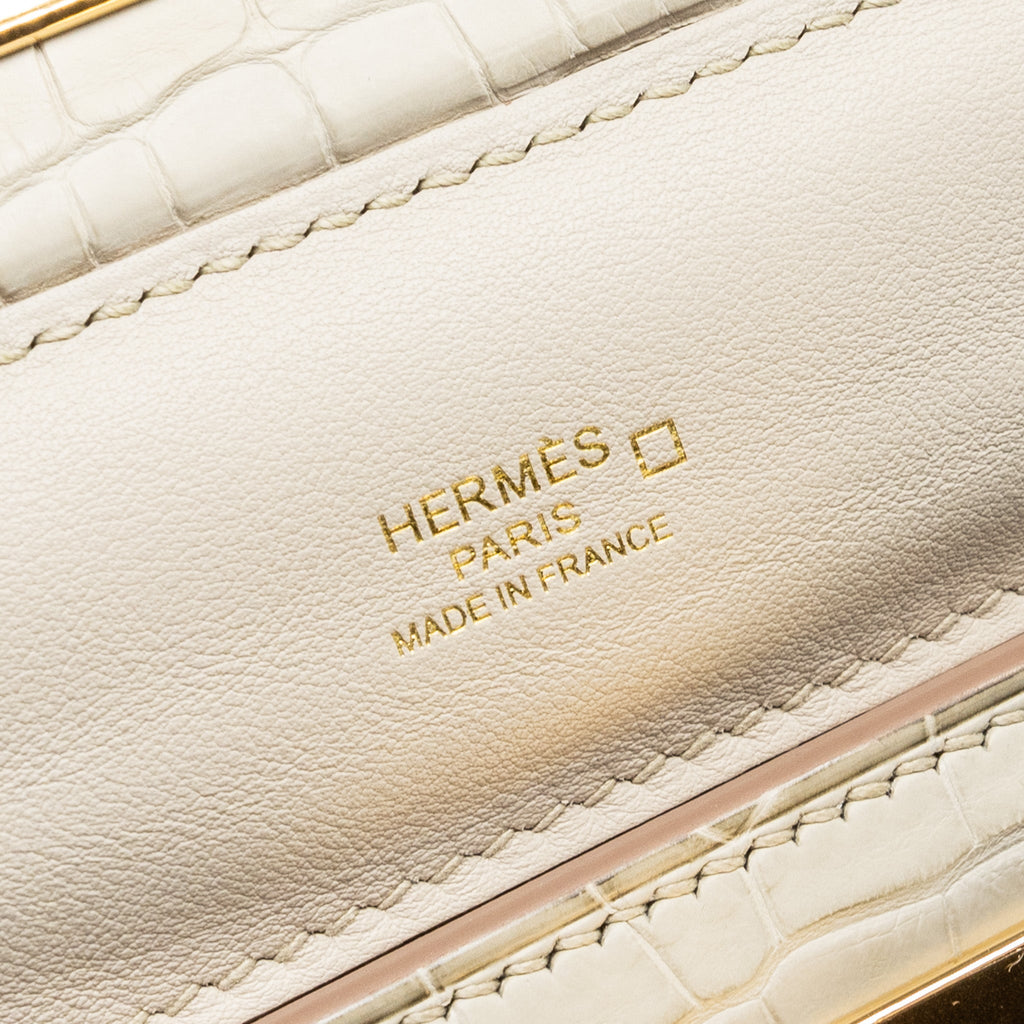 HERMES 24/24 2424-21 TOUCH EVERCOLOR/ALLIGATOR/SWIFT BETON GHW