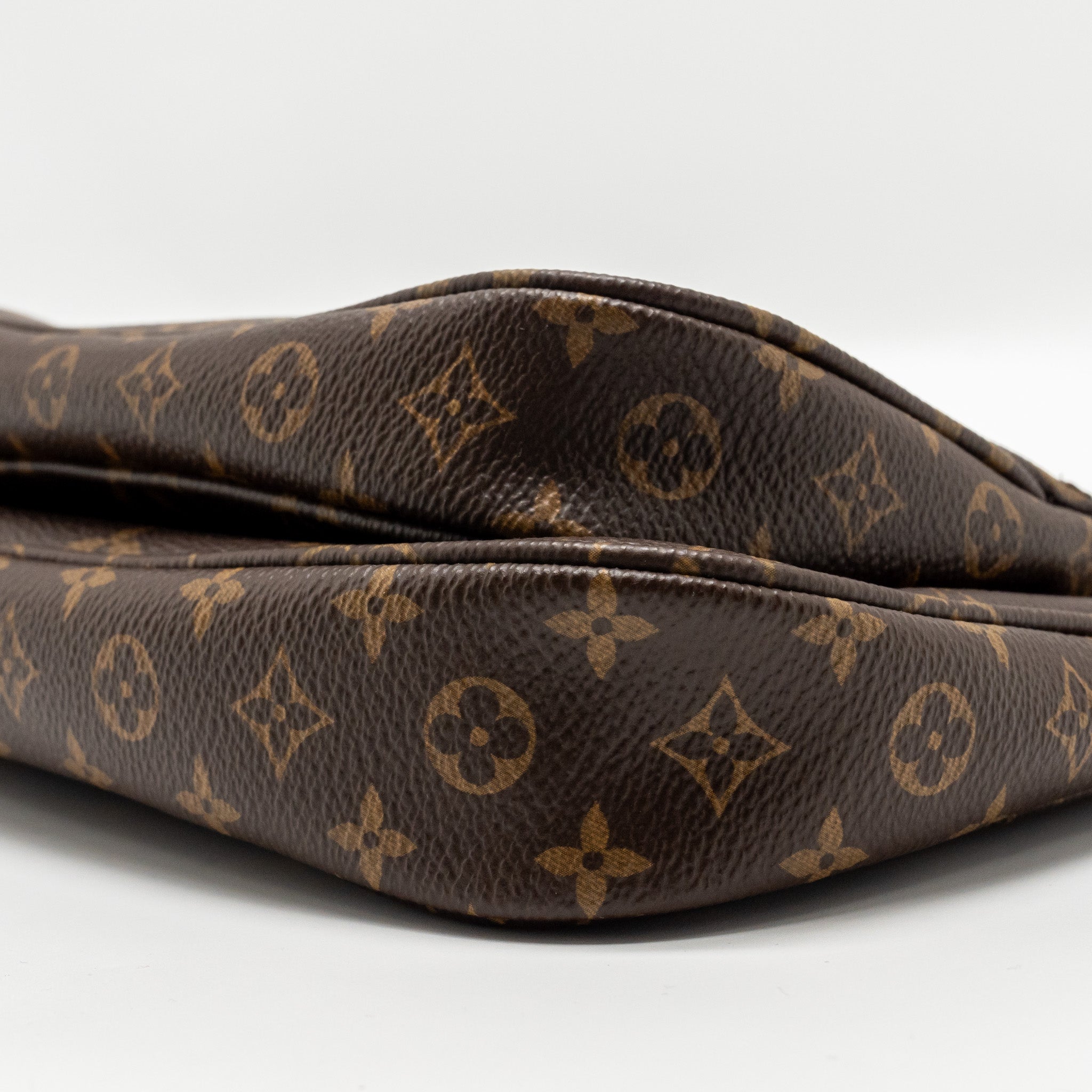 LOUIS VUITTON MULTI POCHETTE ACCESSORIES KHAKI STRAP MONOGRAM CANVAS GHW