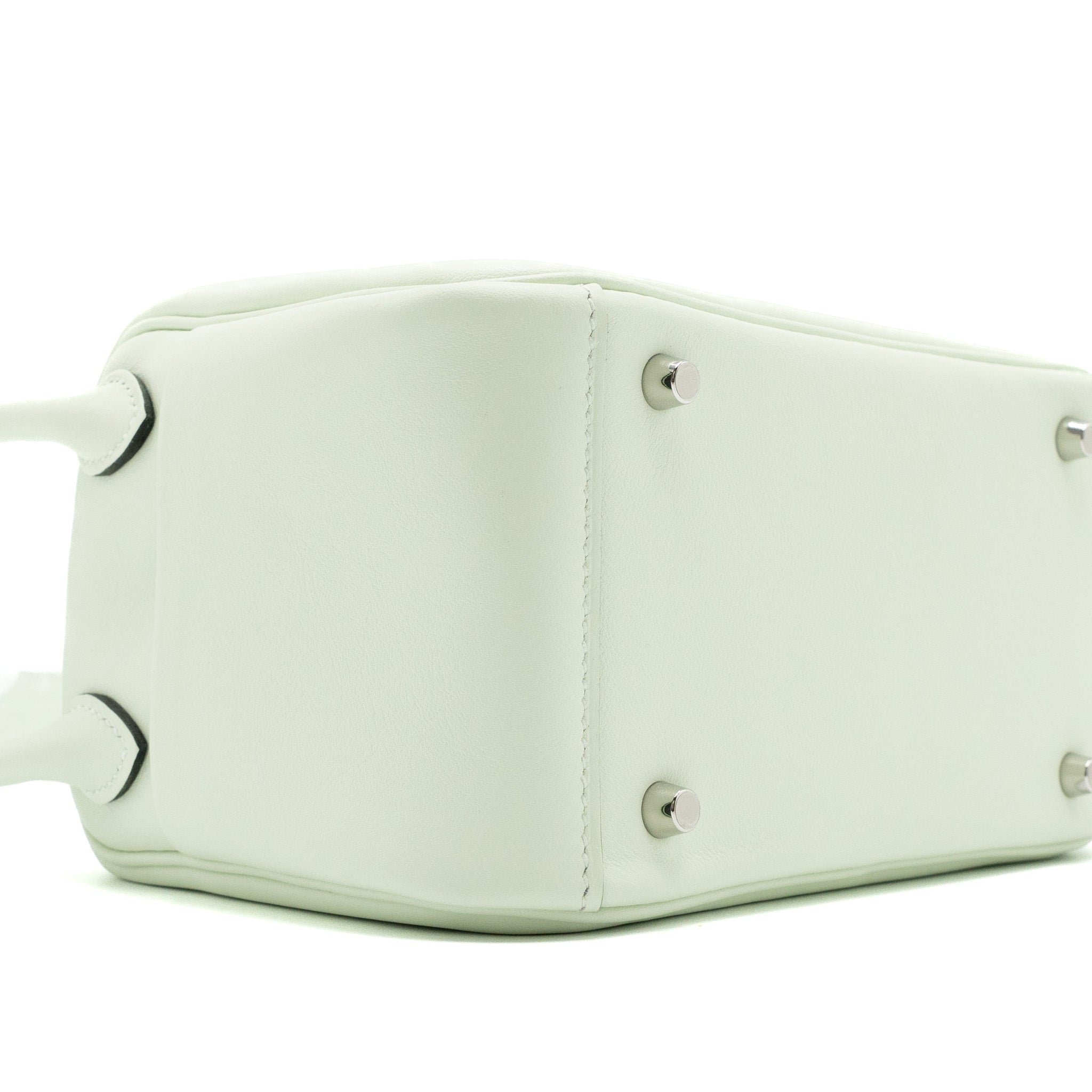 HERMES MINI LINDY SWIFT VERT FIZZ SHW