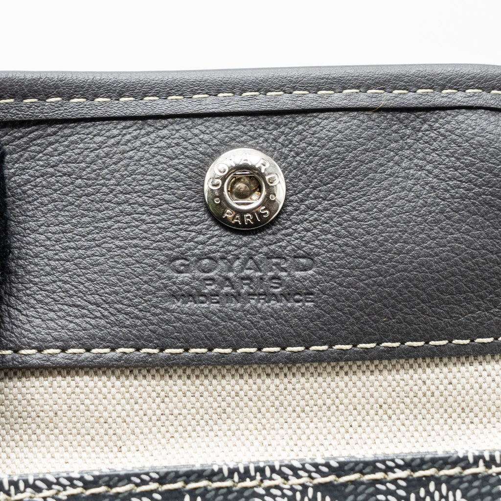 GOYARD MINI ANJOU TOTE BAG CANVAS / CALFSKIN GREY SHW