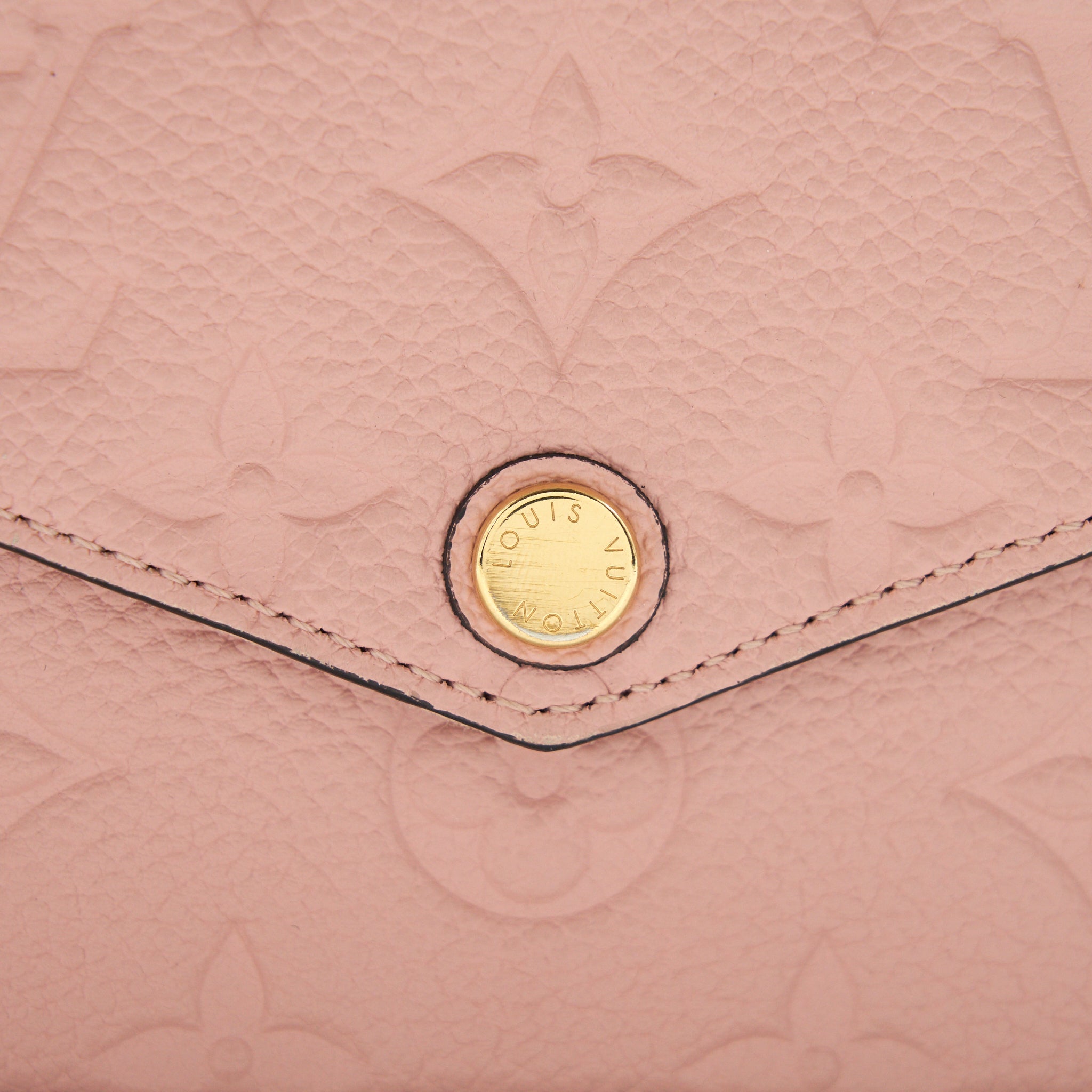 LOUIS VUITTON FELICIE POCHETTE MONOGRAM EMPREINTE ROSE POUDRE