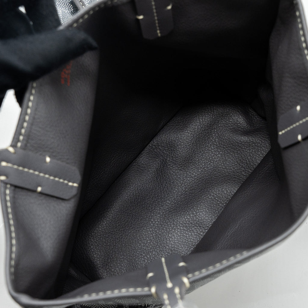GOYARD MINI ANJOU TOTE BAG CANVAS / CALFSKIN GREY SHW