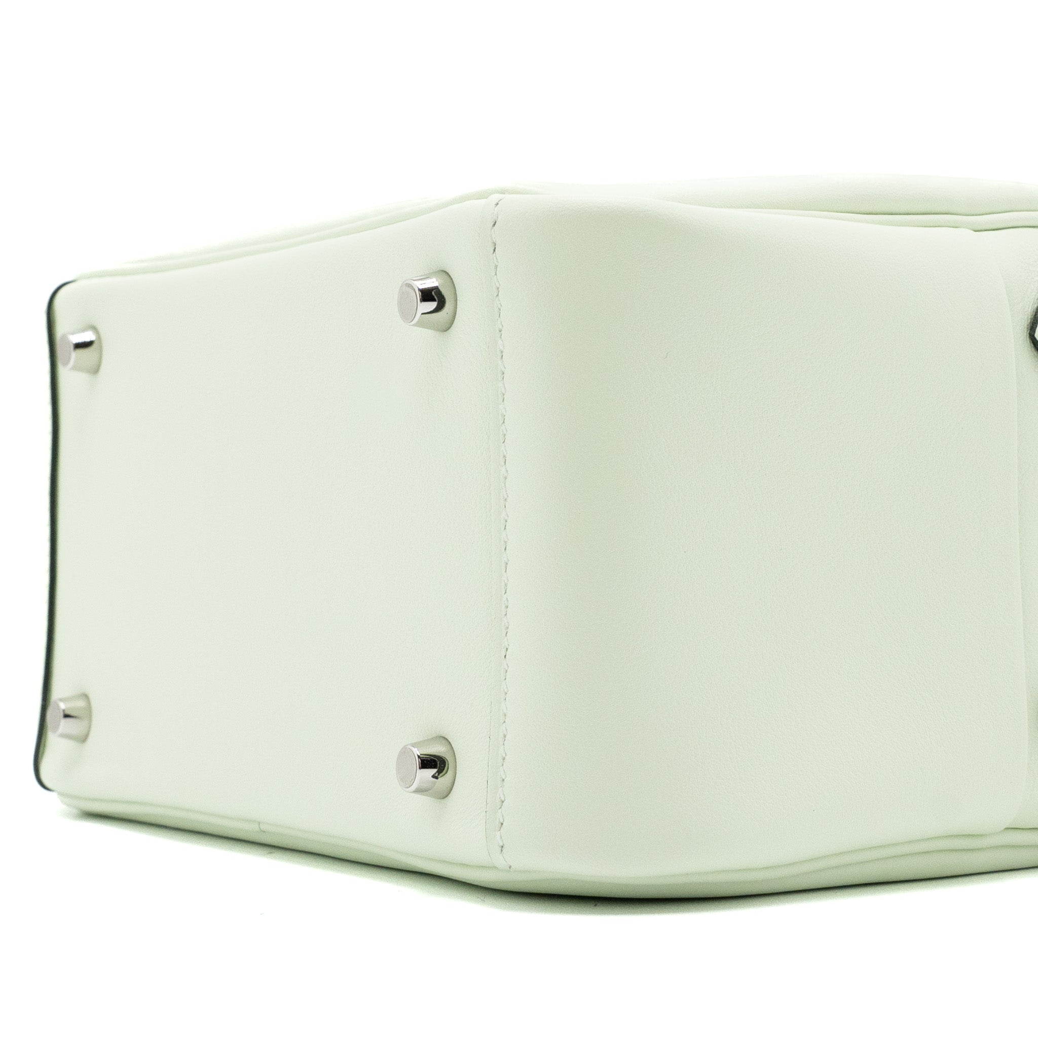 HERMES MINI LINDY SWIFT VERT FIZZ SHW
