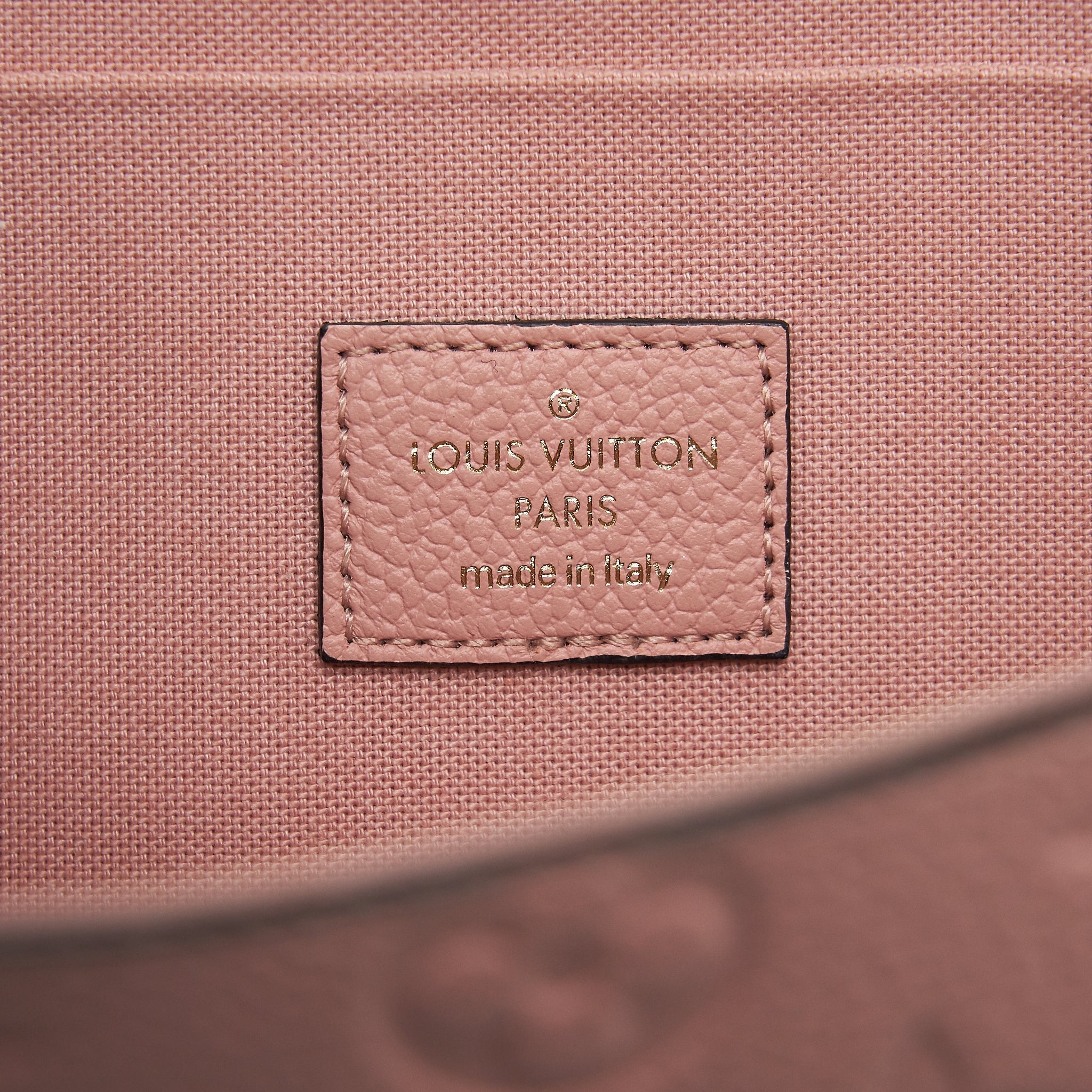 LOUIS VUITTON FELICIE POCHETTE MONOGRAM EMPREINTE ROSE POUDRE