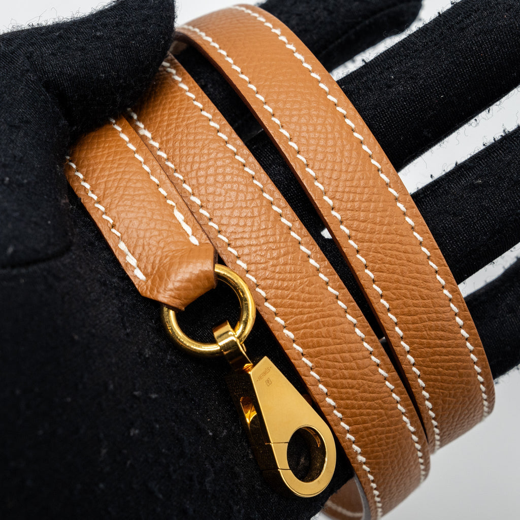 HERMES KELLY 28 SELLIER EPSOM GOLD GHW