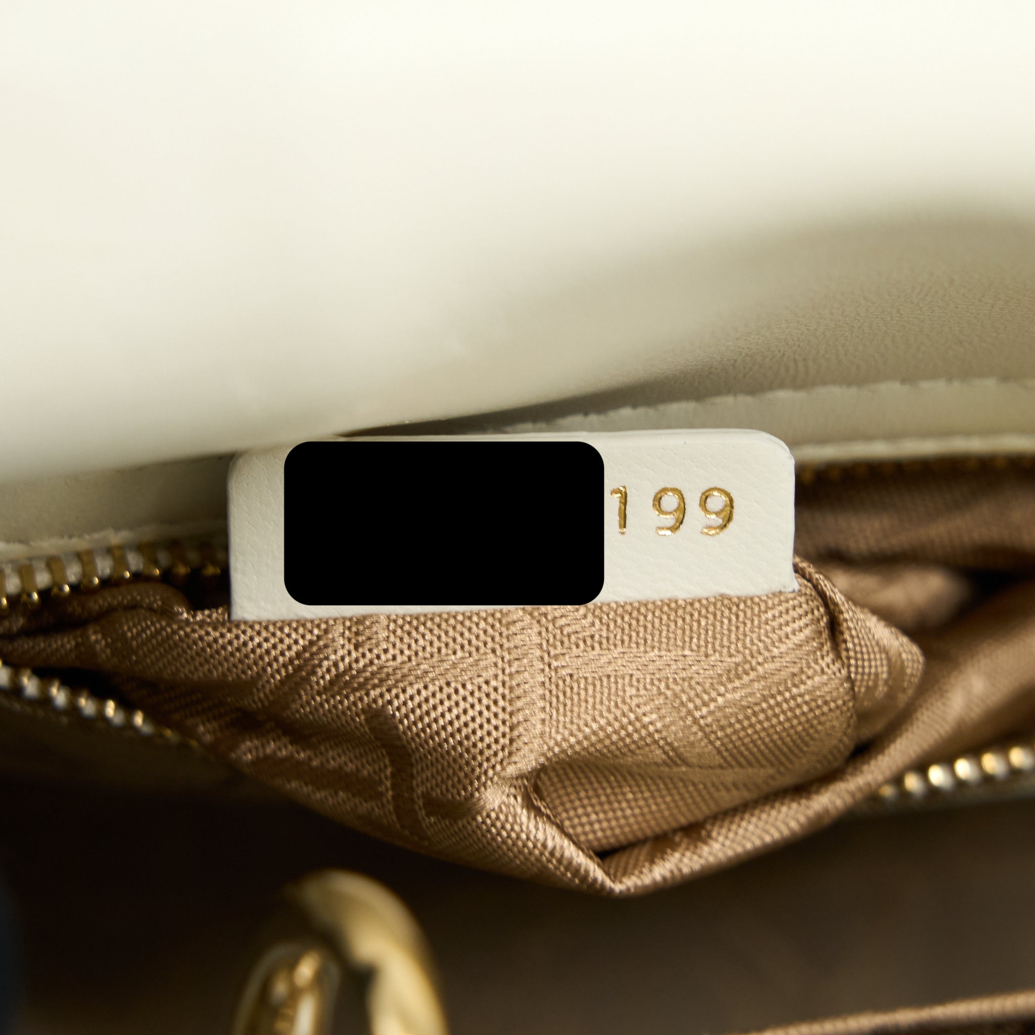 DIOR SMALL LADY DIOR LAMBSKIN WHITE LGHW