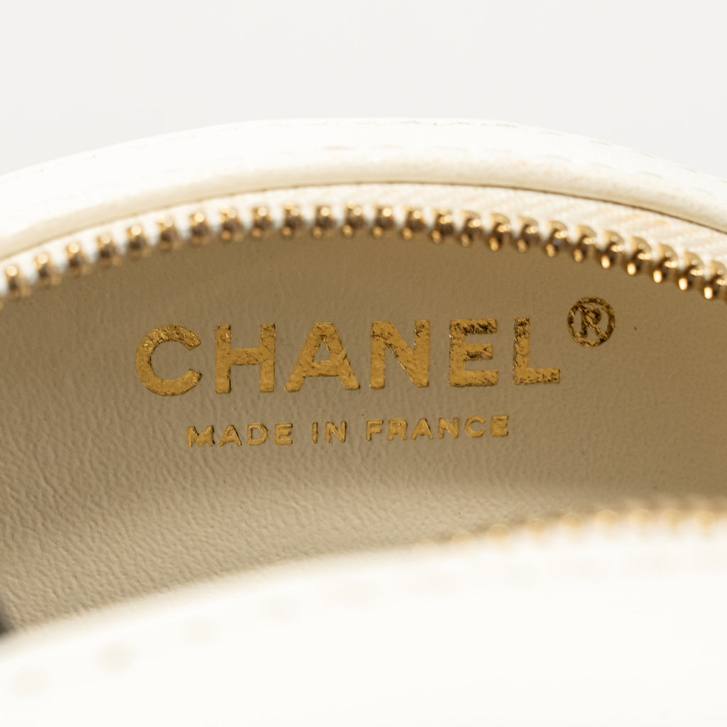 CHANEL 19C LA PAUSA LIFESAVER BAG LAMBSKIN/PVC PINK/WHITE LGHW
