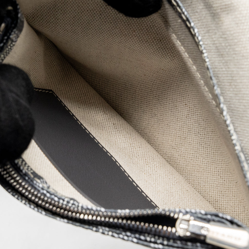 GOYARD PORTEFEUILLE POCHETTE PLUMET GOYARDINE CANVAS / LEATHER GREY SHW