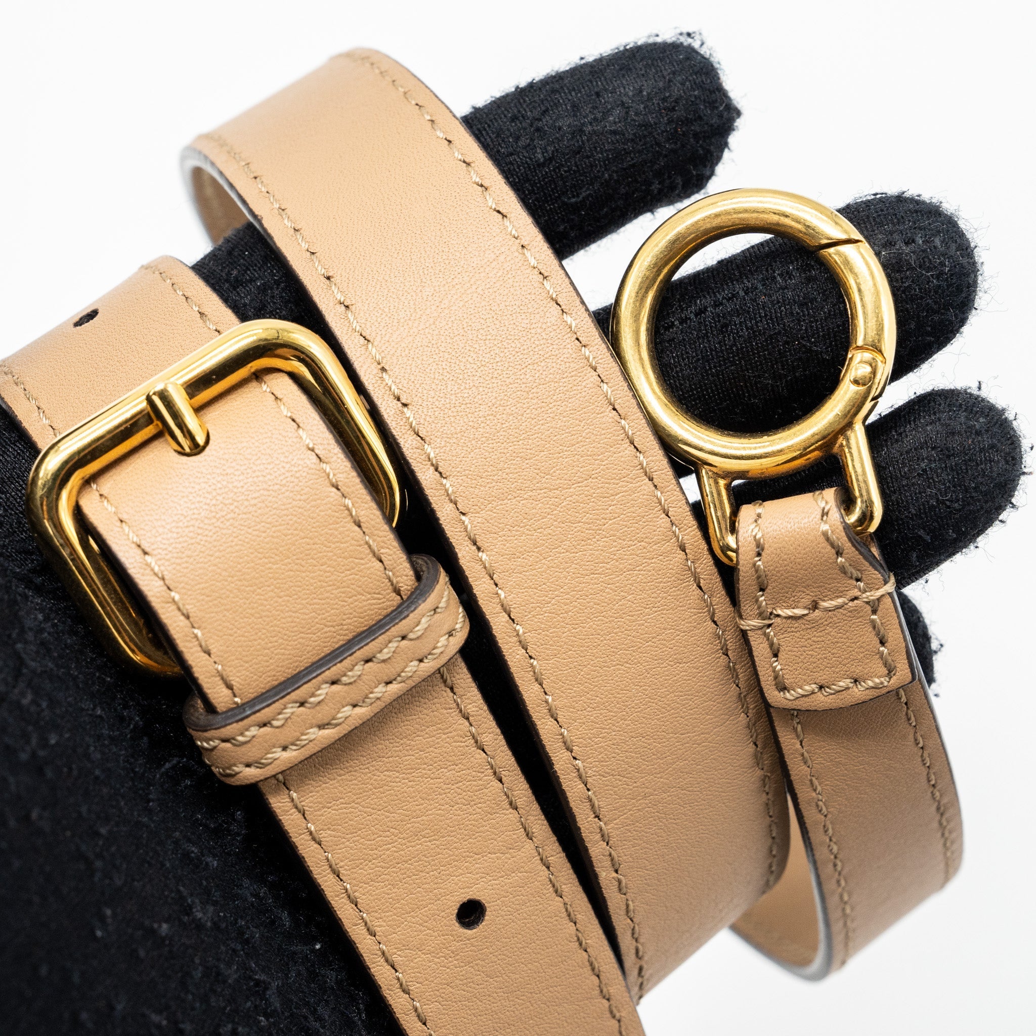 FENDI MEDIUM PEEKABOO CALFSKIN TOBACCO MULTICOLOUR HARDWARE